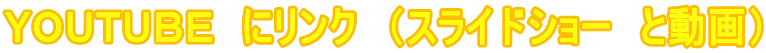 ＹＯＵＴＵＢＥ　にリンク　（スライドショー　と動画） 